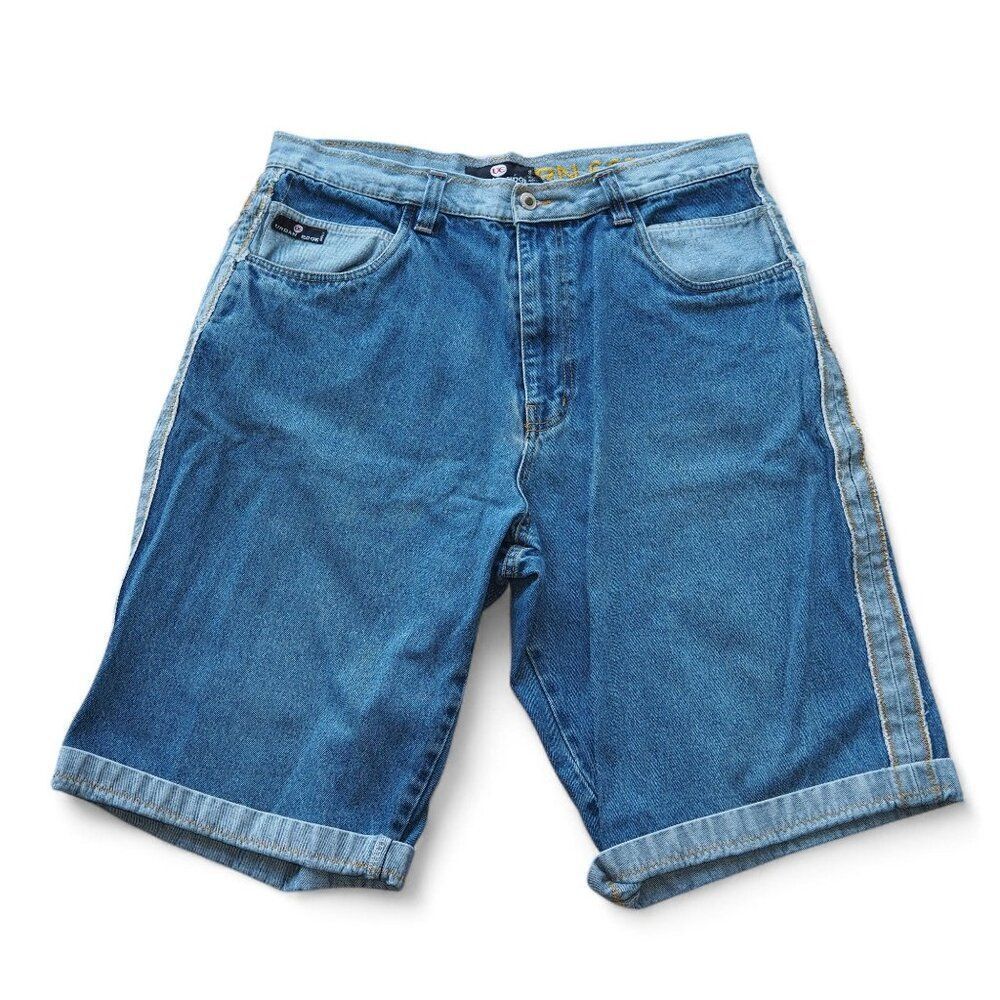 Urban Edge Vintage 90s Y2K Streetwear Denim Shorts Men's 38